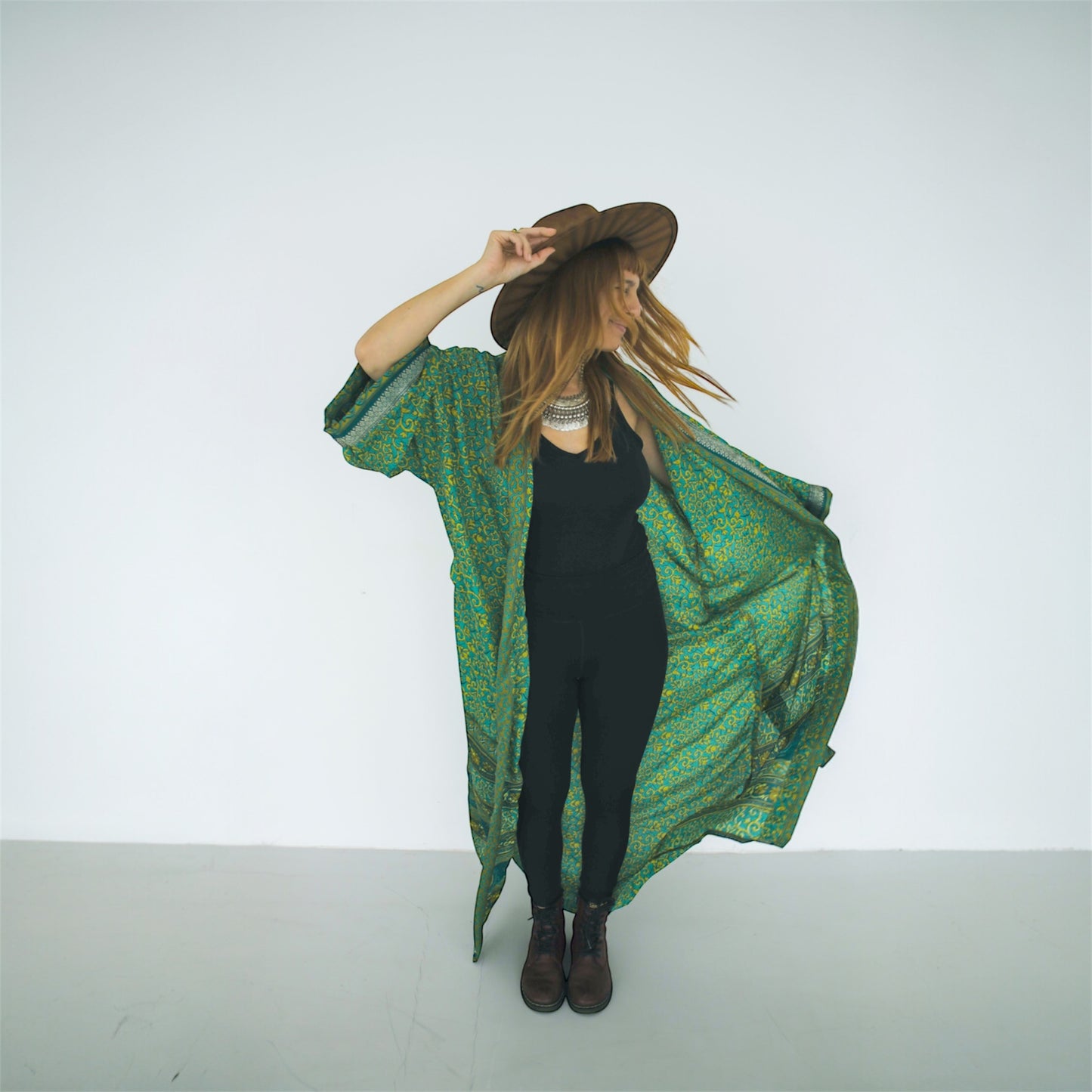 Seiden Kimono Wild at Noon