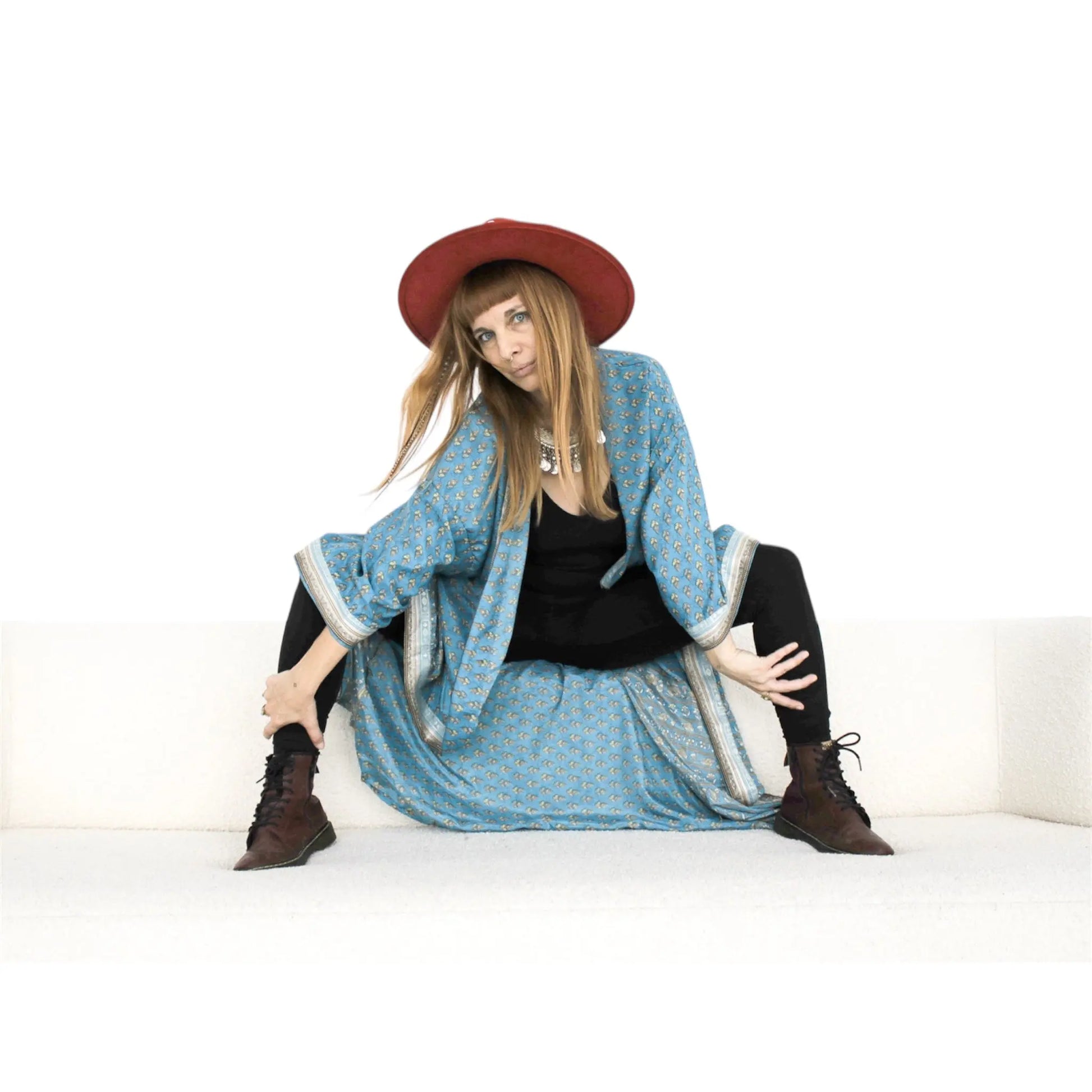 Seiden Kimono Wild at Noon