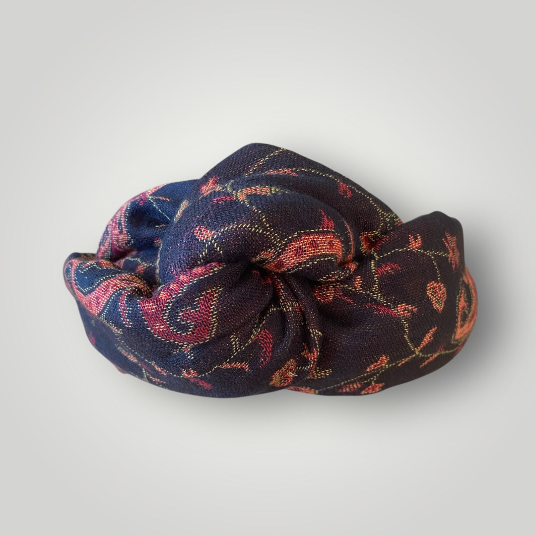 Noon Draht Haarband Black Paisley Mein Shop