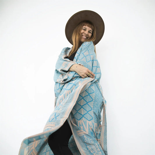 Seiden Kimono Wild at Noon
