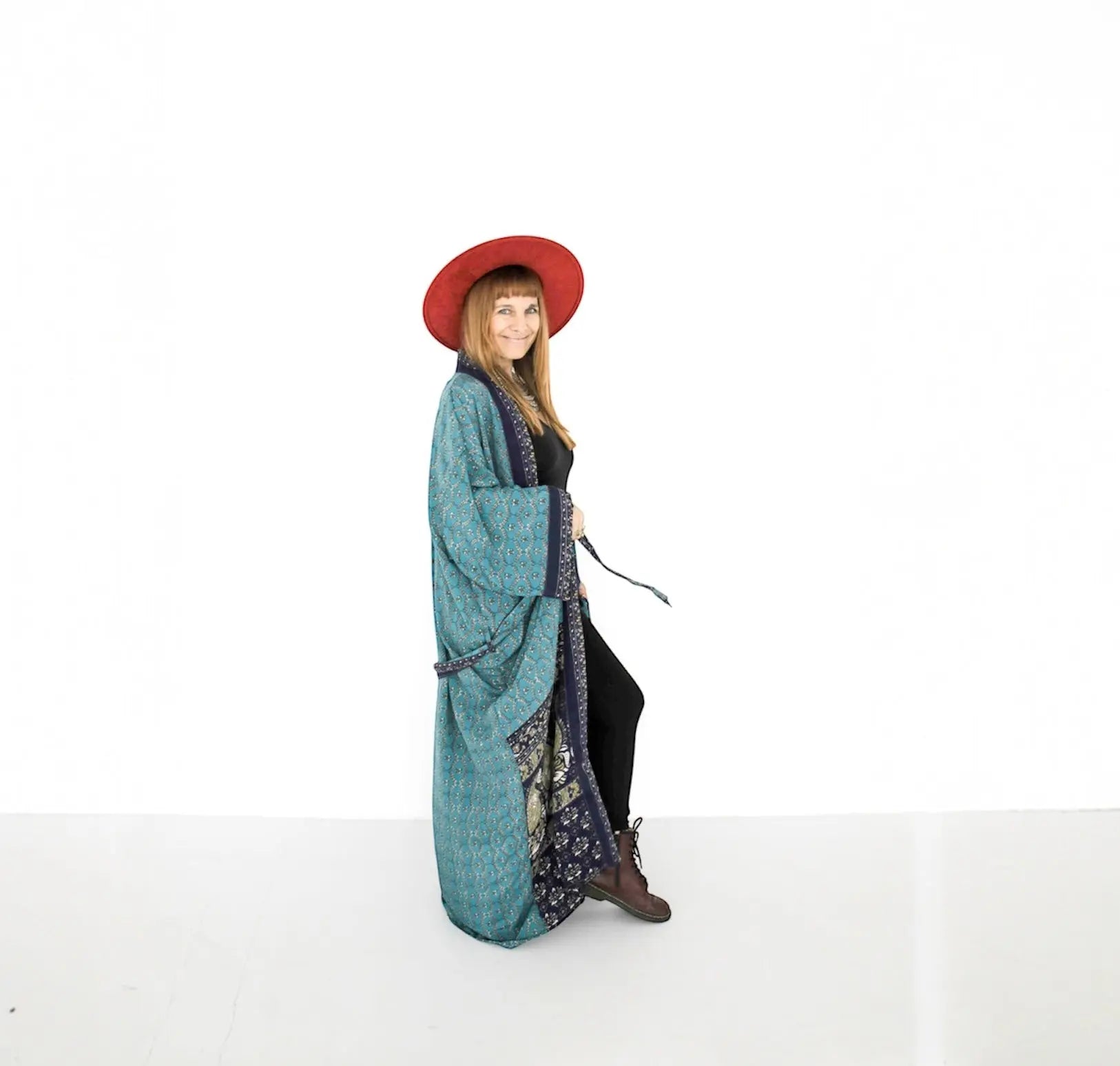 Seiden Kimono Wild at Noon