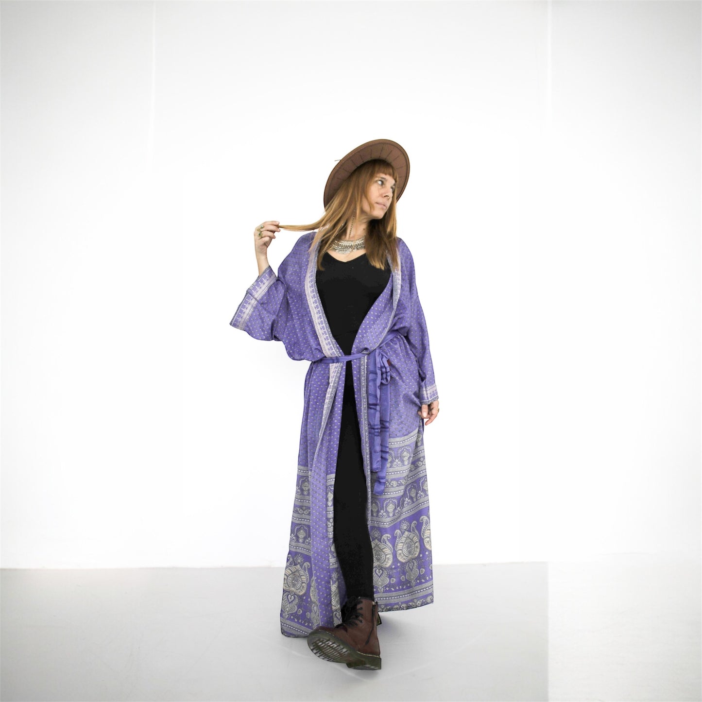 Seiden Kimono Wild at Noon