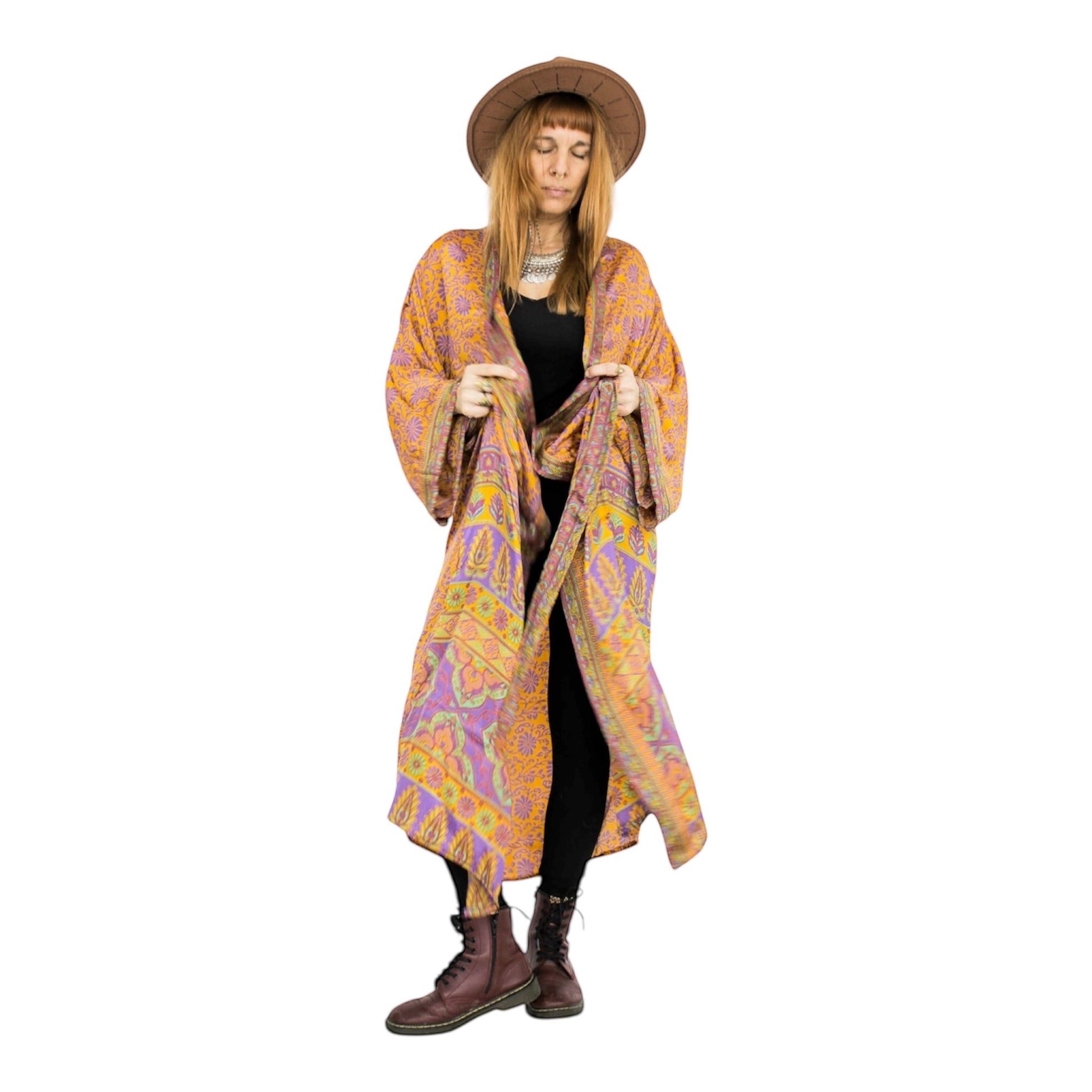 Seiden Kimono Wild at Noon