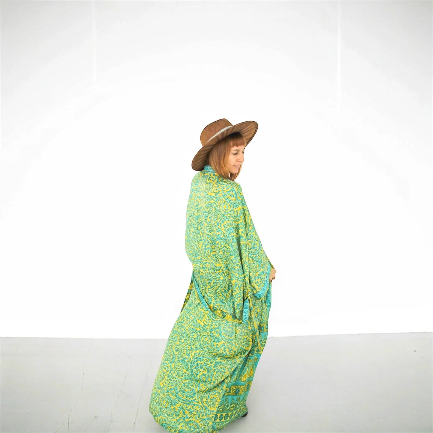 Seiden Kimono Wild at Noon