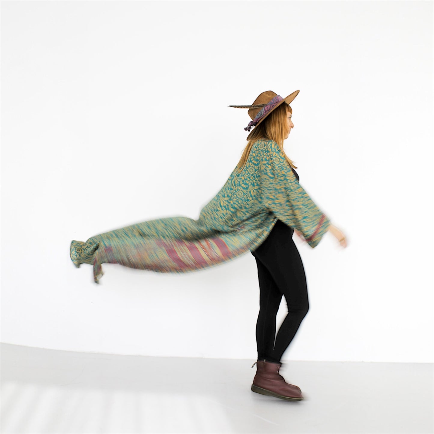 Seiden Kimono Wild at Noon