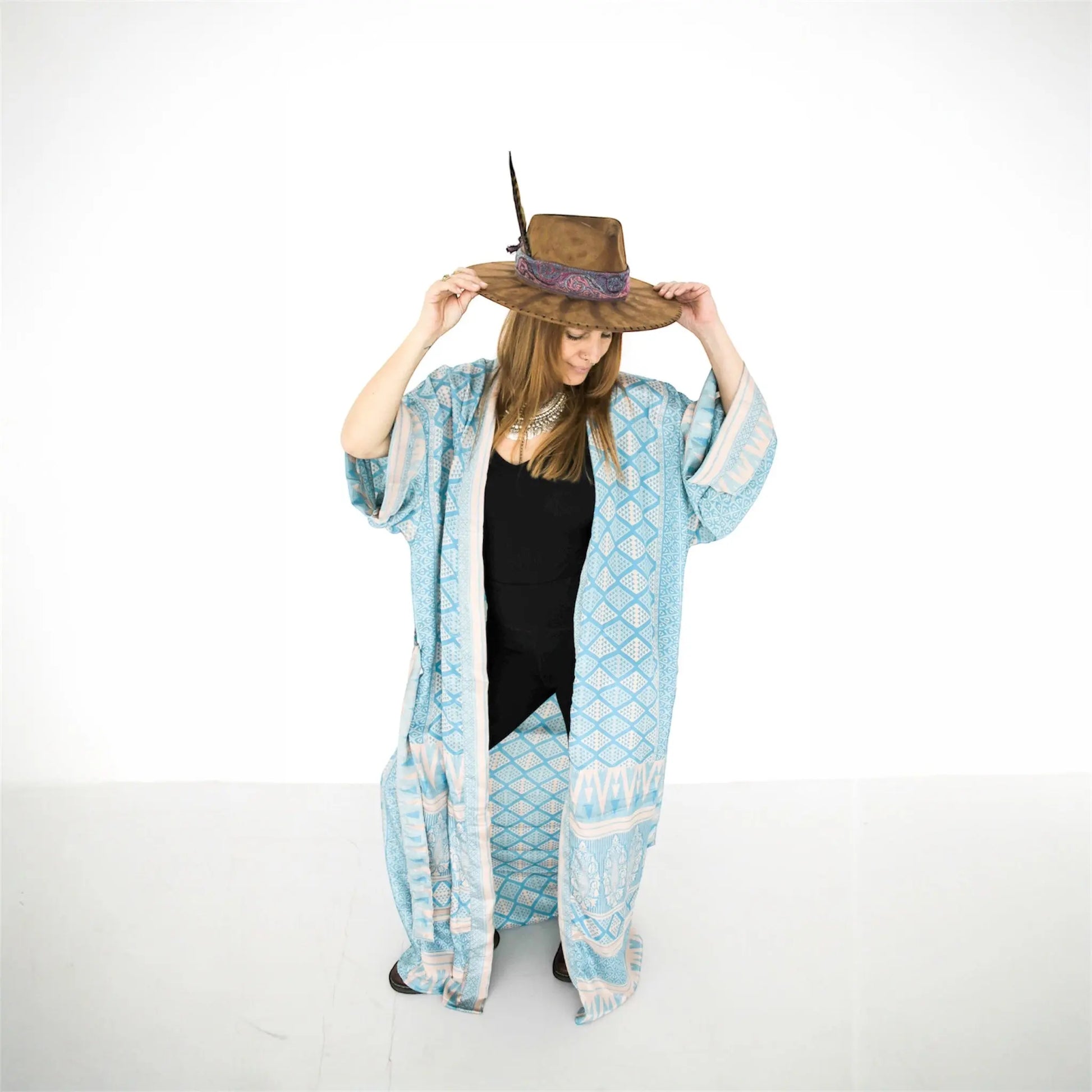 Seiden Kimono Wild at Noon