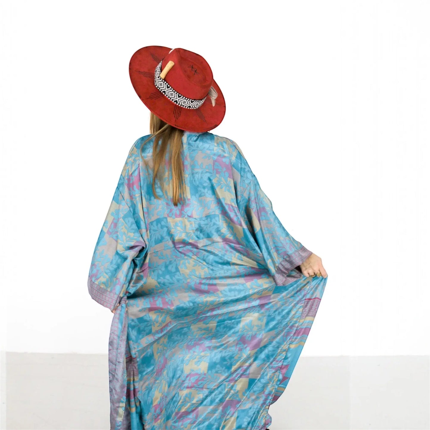 Seiden Kimono Wild at Noon