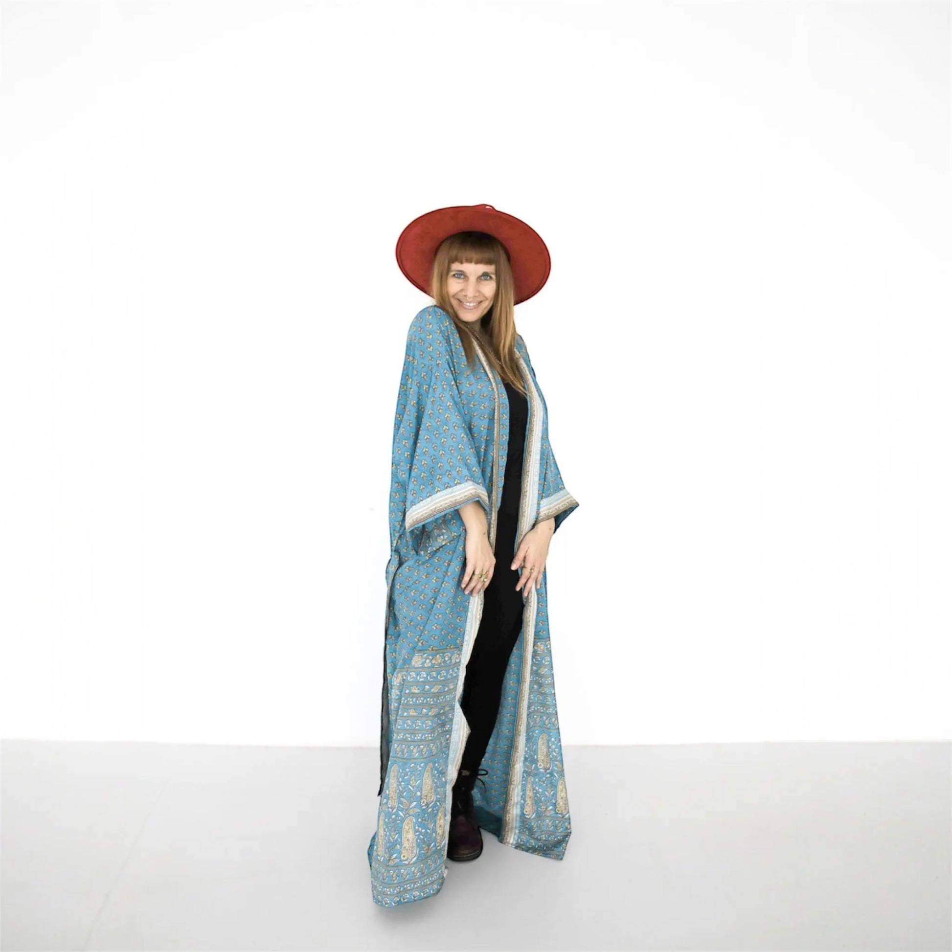 Seiden Kimono Wild at Noon