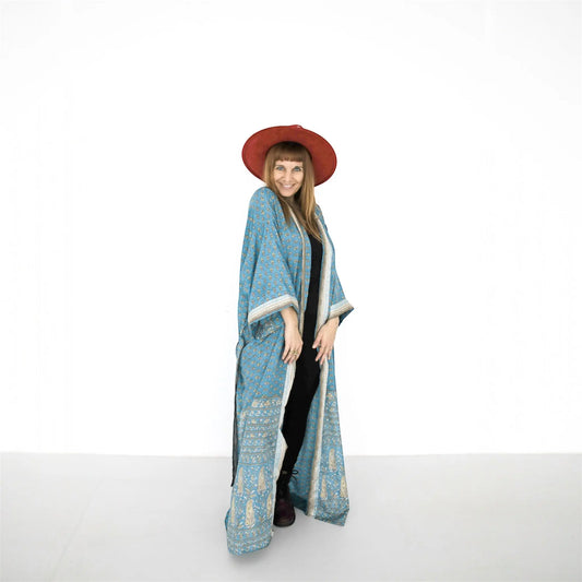 Seiden Kimono Wild at Noon