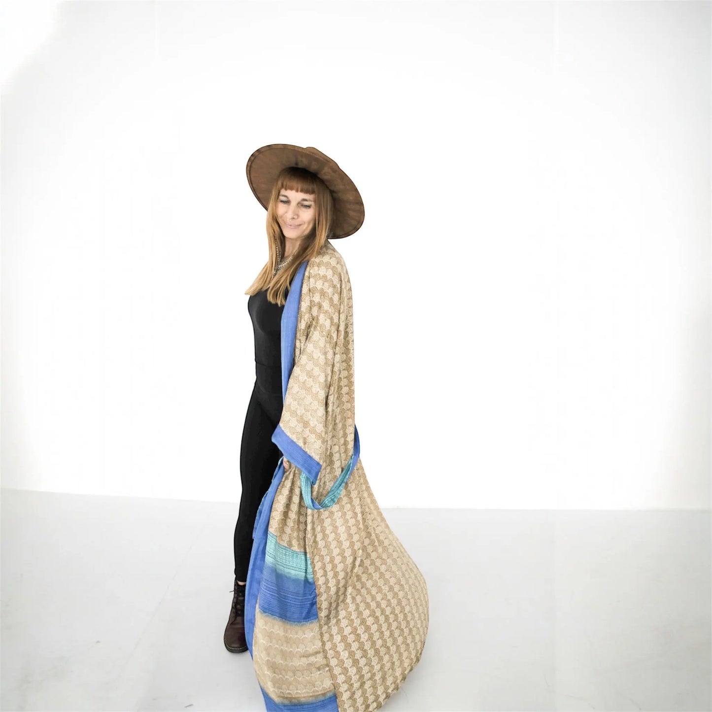 Seiden Kimono Wild at Noon