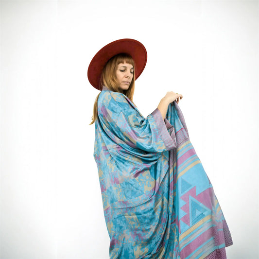 Seiden Kimono Wild at Noon