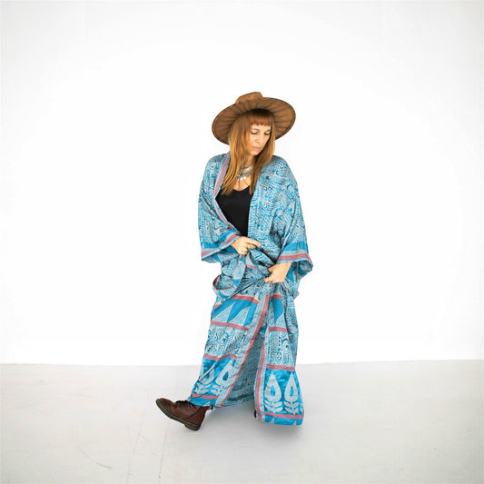 Seiden Kimono Wild at Noon