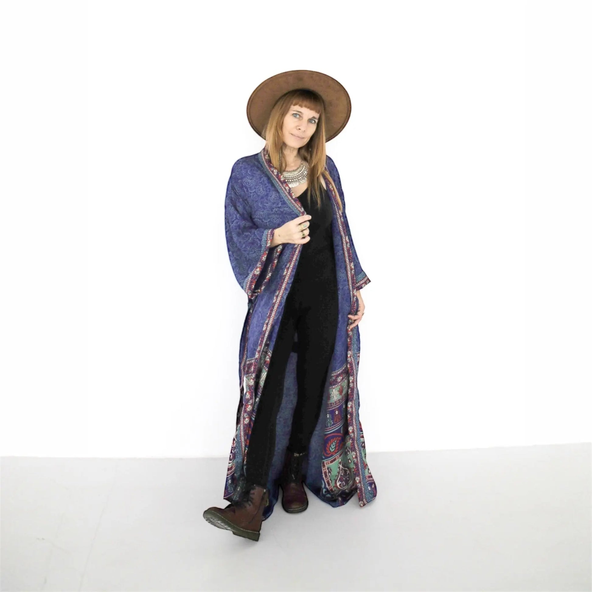 Seiden Kimono Wild at Noon