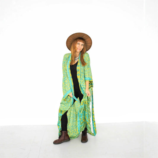 Seiden Kimono Wild at Noon