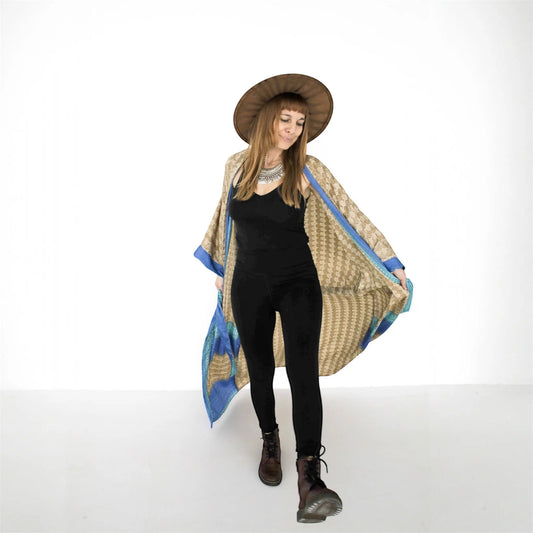 Seiden Kimono Wild at Noon